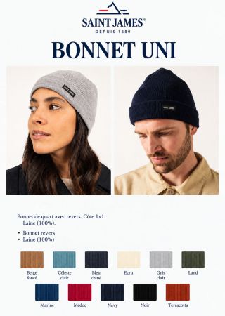 BONNET DE QUART UNIS ADULTE | Saint James