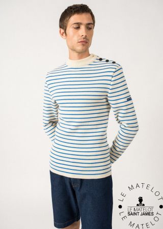 MATELOT R pull marin Saint James homme