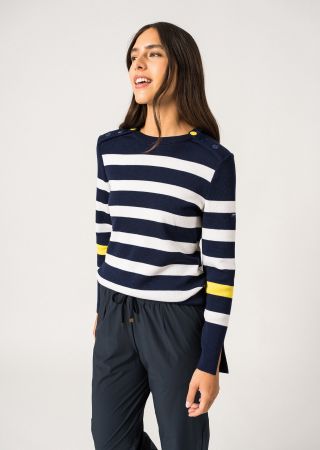 AIX Pull esprit marin en laine SAINT JAMES