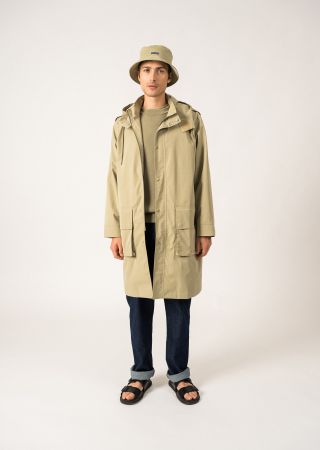 ST ÉMILE Trench waterproof en toile avec coutures étanches Saint James