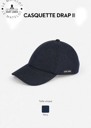 CASQUETTE DRAP II – Casquette adulte en drap de laine | Saint James