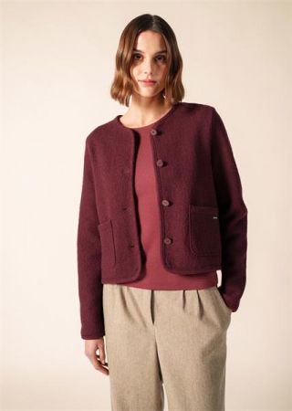 JURA Gilet sans manche en laine bouillie |Saint James
