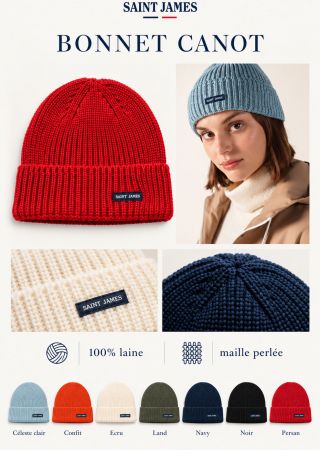 BONNET PERLE bonnet adulte Saint James