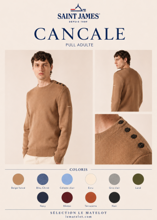 CANCALE  UNI Pull marin homme | Saint James