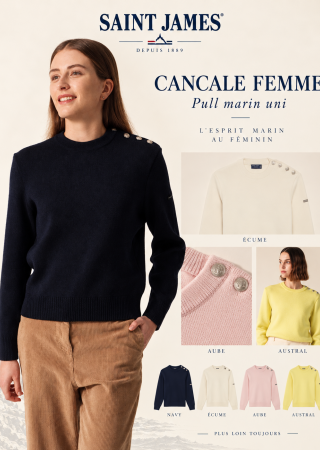 CANCALE Femme Pull Femme Col Rond |Saint James