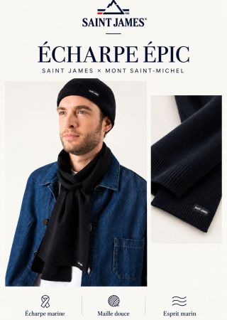 ÉPIC – Écharpe  |  Saint James × Mont Saint-Michel