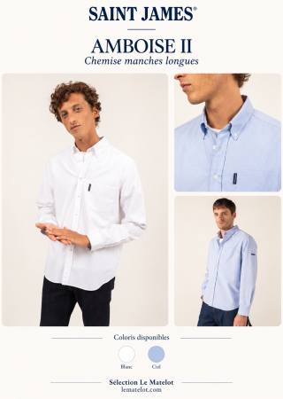 CHEMISE EN COTON AMBOISE ML SAINT JAMES