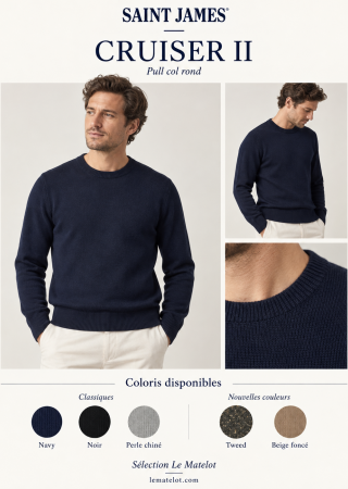 CRUISER II Pull Col rond |Saint James