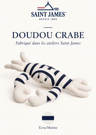 CRABE peluche Saint James