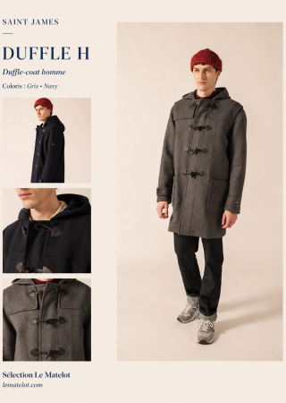 DUFFLE H Duffle coat homme – Drap de laine |Saint James