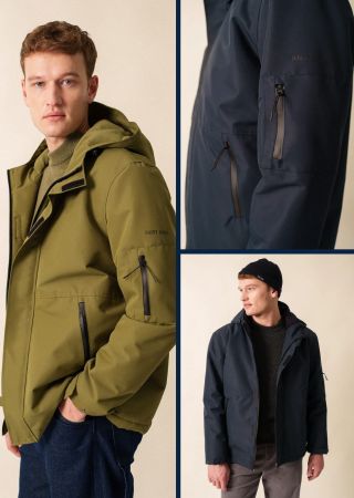 Parka-homme-doublé polaire-ST DENIS - Saint James | Le Matelot