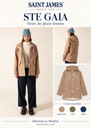 STE GAIA Parka en toile waterproof | Saint James