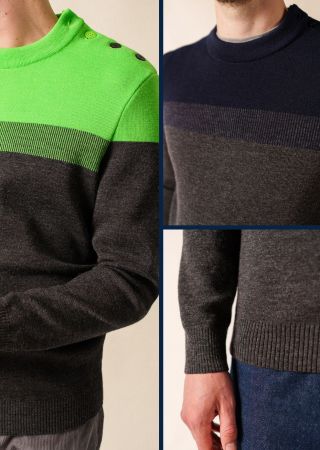 AQUITAINE Pull marin coupe confort, en laine |Saint James