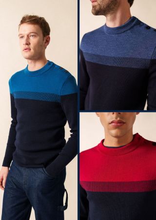 BRETAGNE Pull marin SAINT JAMES