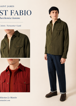 ST  FABIO Surchemise en flanelle |Saint James