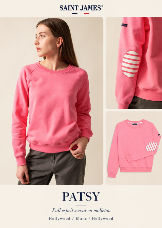 PATSY Pull esprit Sweat en Molleton| Saint James
