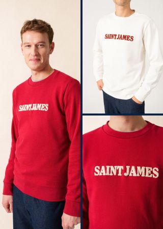Sweat homme en molleton SOLAL |Saint James