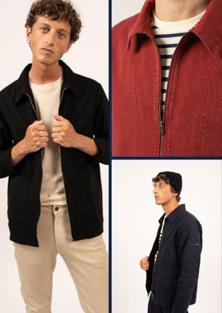ZEPHIR Veste vareuse zipée  SAINT JAMES