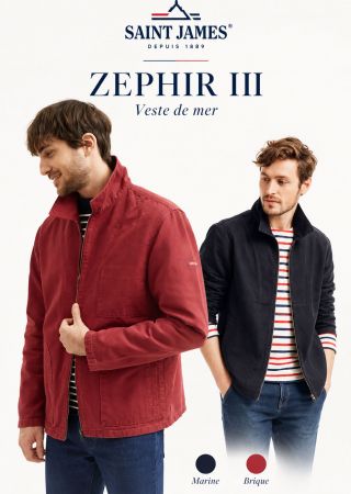 ZEPHIR Veste vareuse zipée  SAINT JAMES