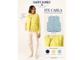 Saint James – STE CARLA doudoune femme sans manches en plume et duvet