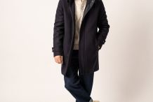 ST SYDNEY Parka  en drap de laine Saint James