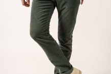 WILL VELOURS II  Pantalon coupe droite, en dobby stretch Saint James