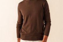 TRIESTE Pull homme en laine confort col rond|Saint James