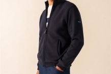 MATTEO Veste en laine col montant