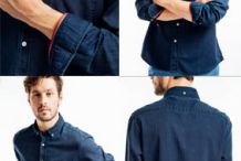 FRED Chemise Manches longues en jean Saint James