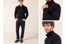 LOUP DE MER II Pull col montant laine ultra douce |Saint James