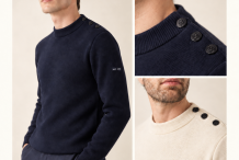 MATELOT 1 UNI pull marin homme| Saint James