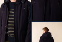 Parka-homme- Drap de laine- ST JEAN - Saint James | Le Matelot