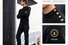 COMPAS Uni  Pull marin uni | Saint James x Marine nationale