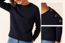 ROCHEFORT Uni Femme Pull Marin |Saint James
