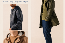 ST HELIO Parka homme toile imperméable |Saint James