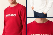 Sweat homme en molleton SOLAL |Saint James