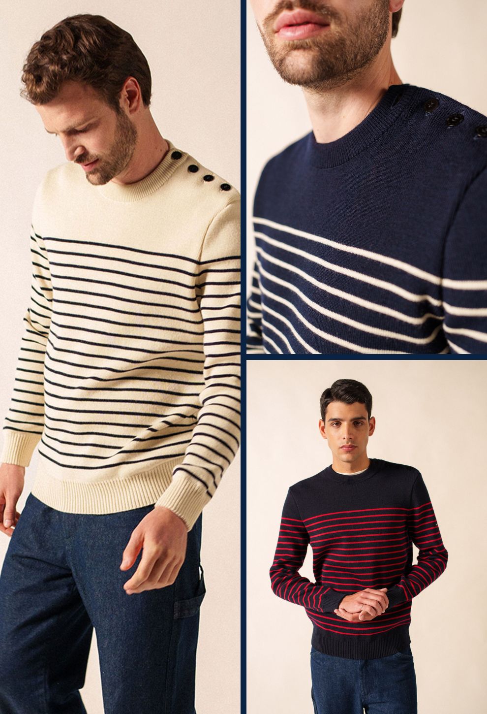 Pull Homme Tissaïa En Laine Grise – Col V, Taille S (36-38), Vintage, Très Bon état
