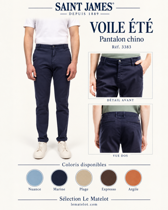 VOILE ÉTÉ II Pantalon |Saint James